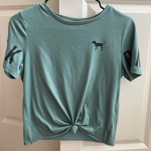 Victoria’s Secret PINK green knot top
